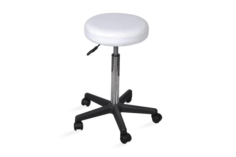 Kontorspallar 2 st vit 35,5x98 cm konstläder - Vit - Möbler - Hemmakontor - Kontorsstol