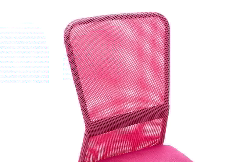Kontorsstol rosa 44x52x100 cm nättyg - Rosa - Möbler - Hemmakontor - Kontorsstol