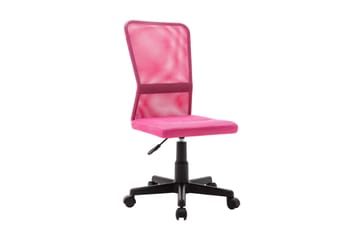 Kontorsstol rosa 44x52x100 cm nättyg