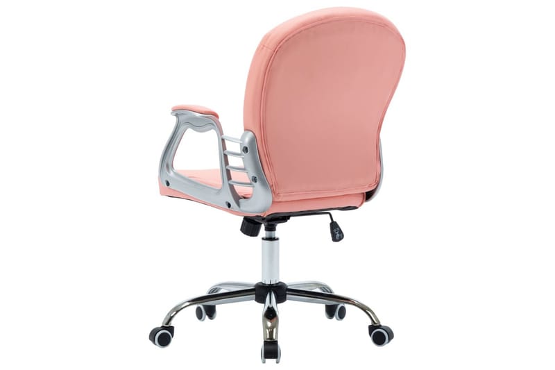 Kontorsstol snurrbar rosa konstläder - Rosa - Möbler - Hemmakontor - Kontorsstol