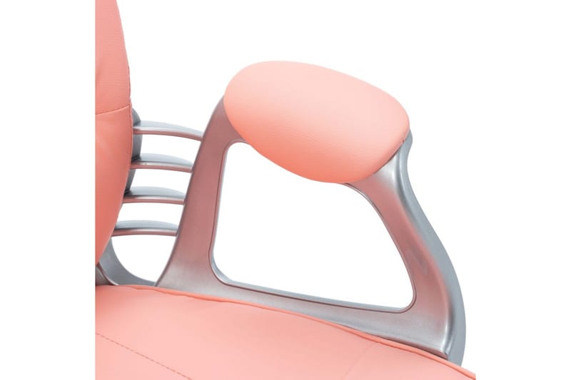 Kontorsstol snurrbar rosa konstläder - Rosa - Möbler - Hemmakontor - Kontorsstol