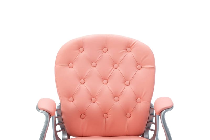 Kontorsstol snurrbar rosa konstläder - Rosa - Möbler - Hemmakontor - Kontorsstol