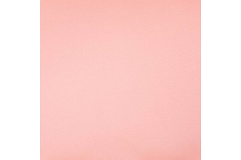 Kontorsstol snurrbar rosa konstläder - Rosa - Kontorsstol