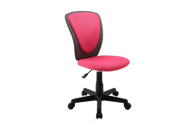 Kontorstol Bianca 42x51xh82-94 Rosa/Mörkgrå - Möbler - Hemmakontor - Kontorsstol