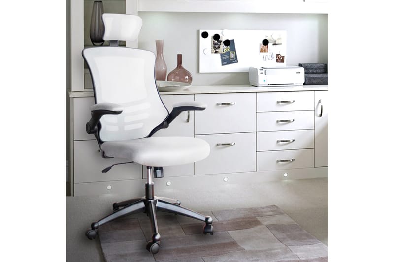 Kontorstol Ragusa 665xd51xh117-126 cm Grå - Möbler - Hemmakontor - Kontorsstol