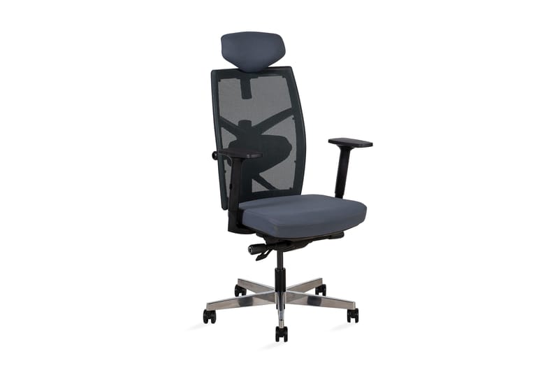 Kontorstol Tune 70x70xh111-128 cm Grå - Möbler - Hemmakontor - Kontorsstol