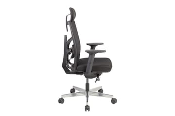 Kontorstol Tune 70x70xh111-128 cm Svart - Grå - Möbler - Hemmakontor - Kontorsstol