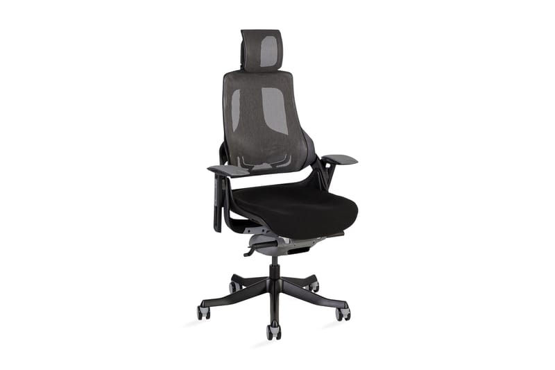 Kontorstol WAU med nackstöd 65xD49xH112-129cm - Möbler - Hemmakontor - Kontorsstol