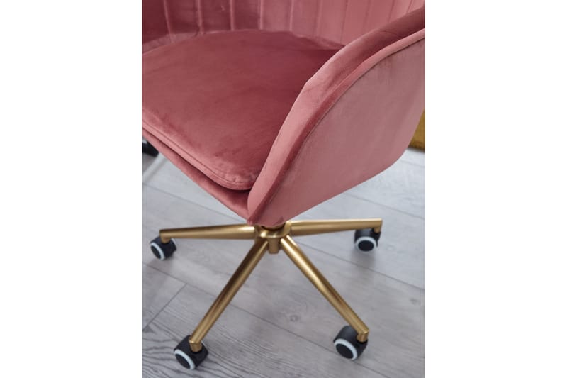 KOSTAN Kontorsstol Rosa/Guld - Möbler - Hemmakontor - Kontorsstol