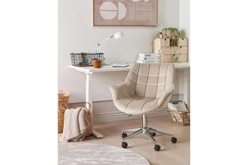 Kontorsstol Labelle Beige - Beige - Möbler - Hemmakontor - Kontorsstol