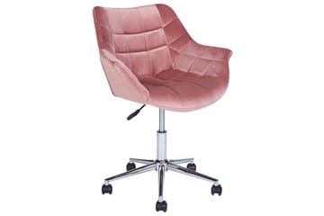 Kontorsstol Labelle Rosa - Rosa - Möbler - Hemmakontor - Kontorsstol