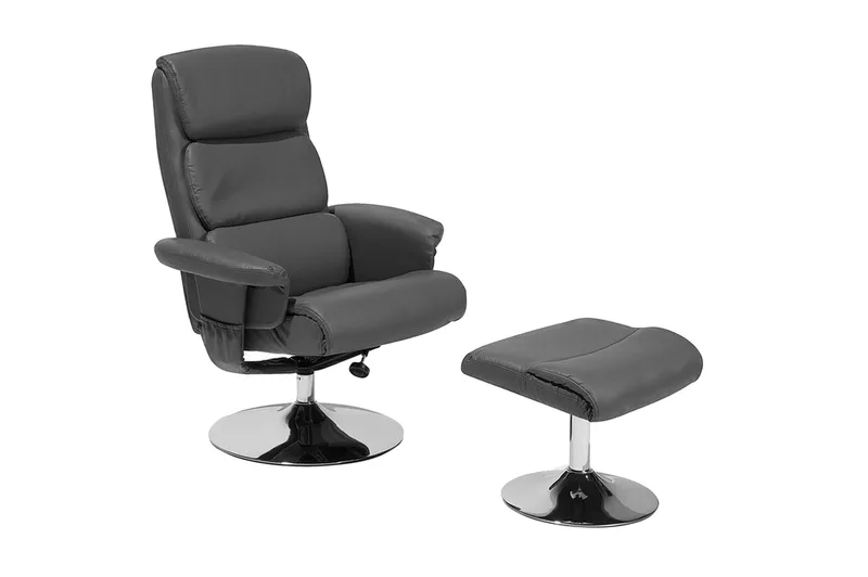 Legend Recliner med fotpall, Grå