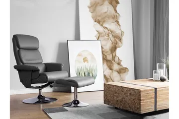Legend Recliner med fotpall - Grå - Kök & hushåll - Personvård & hälsa - Massage & välbefinnande - Massagestolar & massagefåtöljer