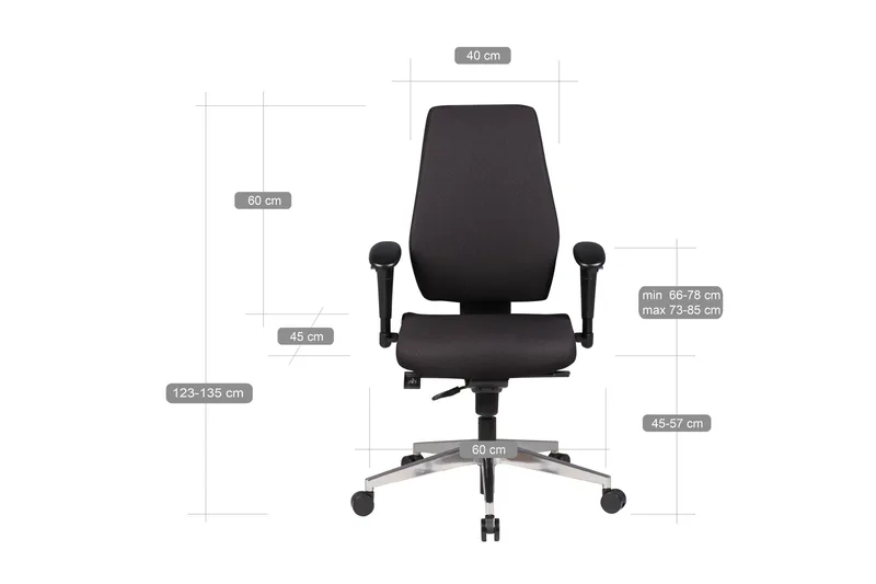 Lomelino Kontorsstol - Svart - Möbler - Hemmakontor - Kontorsstol