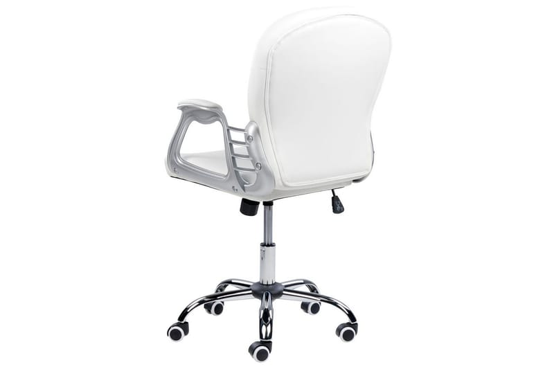 Kontorsstol med kristaller Princess Vit/Svart/Silver - Vit/Svart/Silver - Möbler - Hemmakontor - Kontorsstol