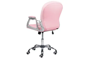Kontorsstol med kristaller Princess Rosa/svart/silver - Rosa/svart/silver - Möbler - Hemmakontor - Kontorsstol