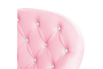 Kontorsstol med kristaller Princess Rosa/svart/silver - Rosa/svart/silver - Möbler - Hemmakontor - Kontorsstol