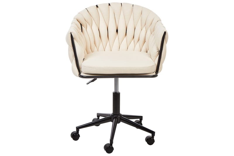 Kontorsstol Milan Beige/svart - Beige/svart - Möbler - Hemmakontor - Kontorsstol