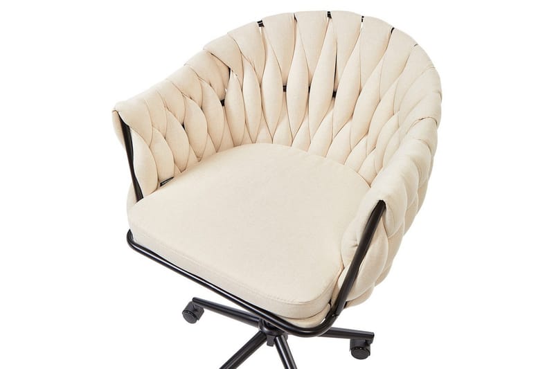 Kontorsstol Milan Beige/svart - Beige/svart - Möbler - Hemmakontor - Kontorsstol