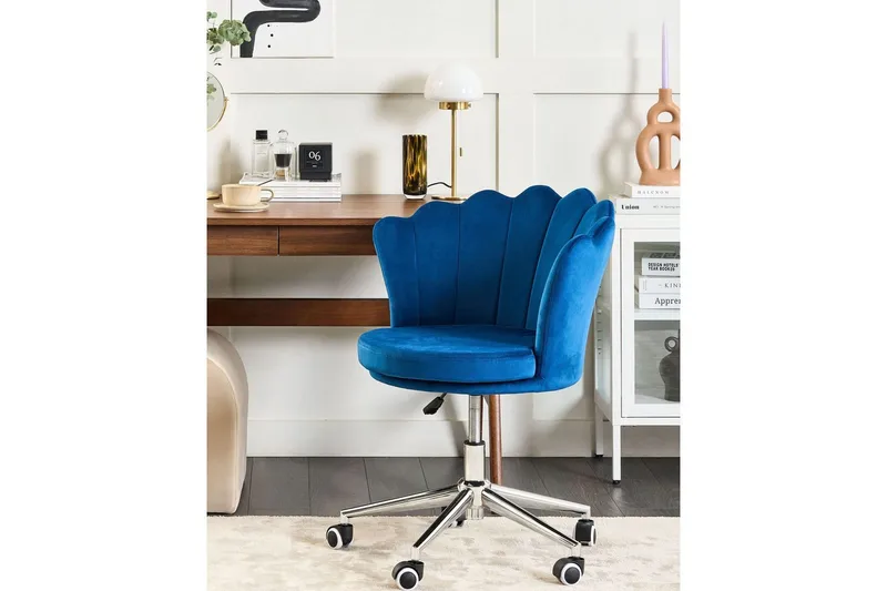 Kontorsstol Monticello Blå/svart/silver - Blå/svart/silver - Möbler - Hemmakontor - Kontorsstol