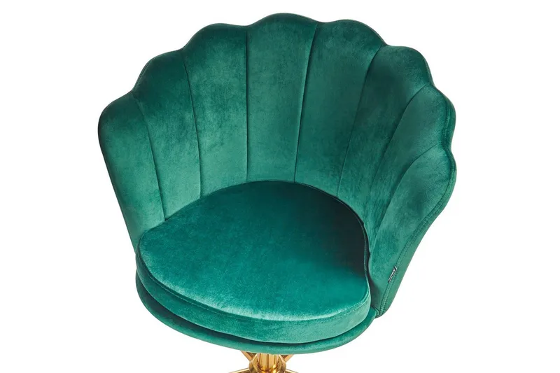 Kontorsstol Monticello Grön/guld/svart - Grön/guld/svart - Möbler - Hemmakontor - Kontorsstol