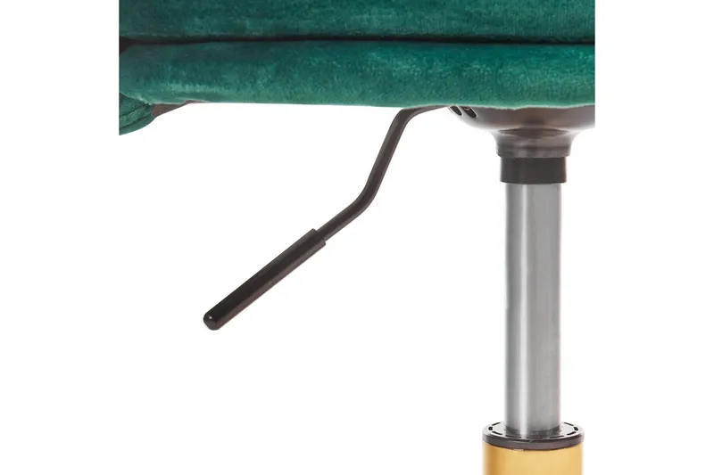 Kontorsstol Monticello Grön/guld/svart - Grön/guld/svart - Möbler - Hemmakontor - Kontorsstol