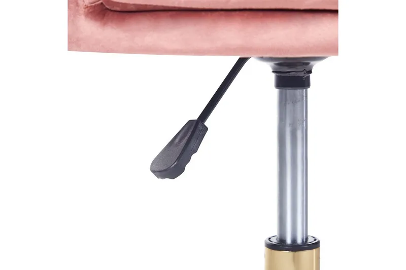 Kontorsstol Monticello Rosa/guld/svart - Rosa/guld/svart - Möbler - Hemmakontor - Kontorsstol