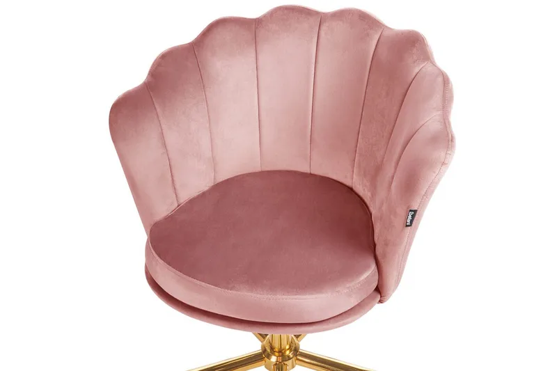 Kontorsstol Monticello Rosa/guld/svart - Rosa/guld/svart - Möbler - Hemmakontor - Kontorsstol