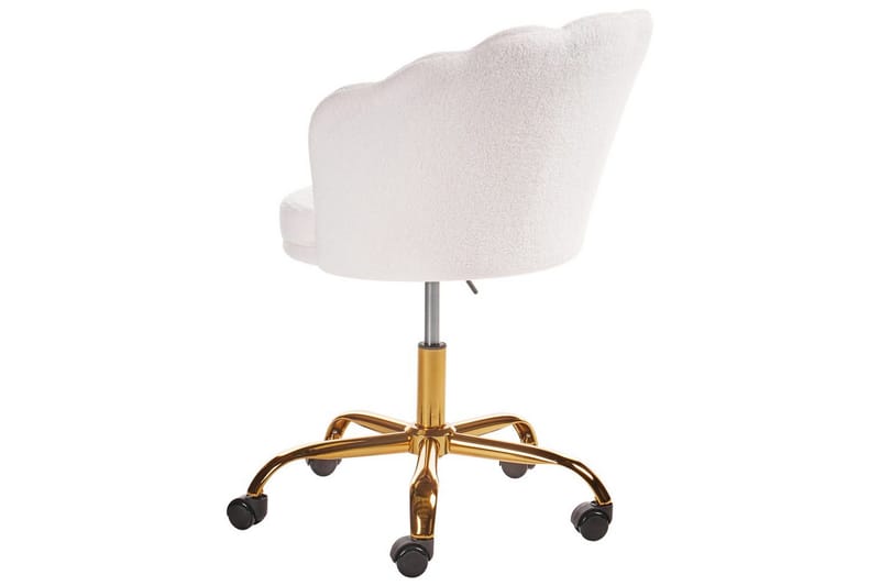 Kontorsstol Monticello Vitt/guld/svart - Vitt/guld/svart - Möbler - Hemmakontor - Kontorsstol