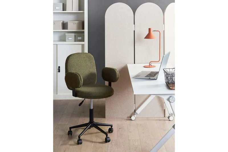 Kontorsstol Moraga Grön/Svart - Grön/Svart - Möbler - Hemmakontor - Kontorsstol