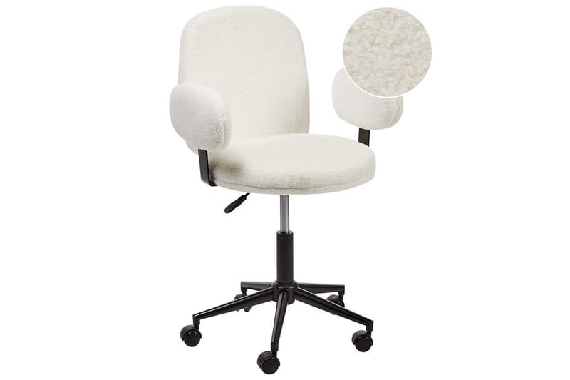 Kontorsstol Moraga Vit/Svart, Vit/Svart