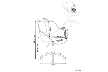 Kontorsstol Newdale Ljusbrun - Ljusbrun - Möbler - Hemmakontor - Kontorsstol