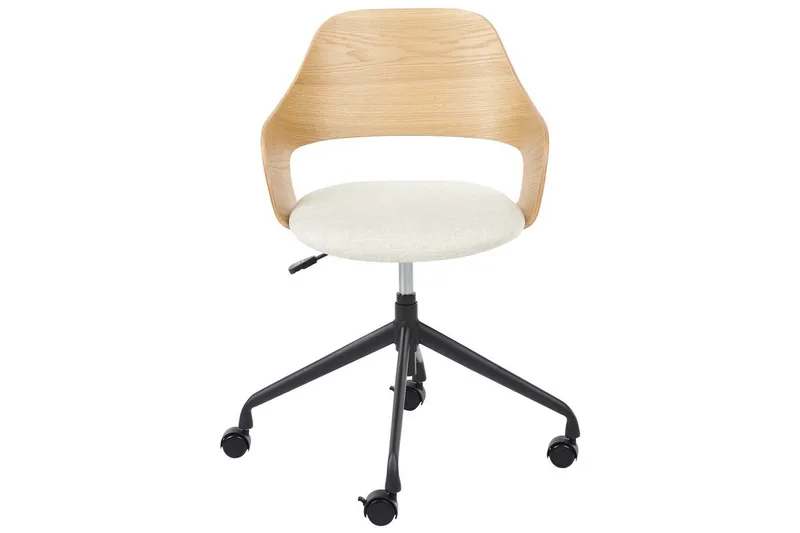 Kontorsstol Novato - Ljus trä, beige - Möbler - Hemmakontor - Kontorsstol