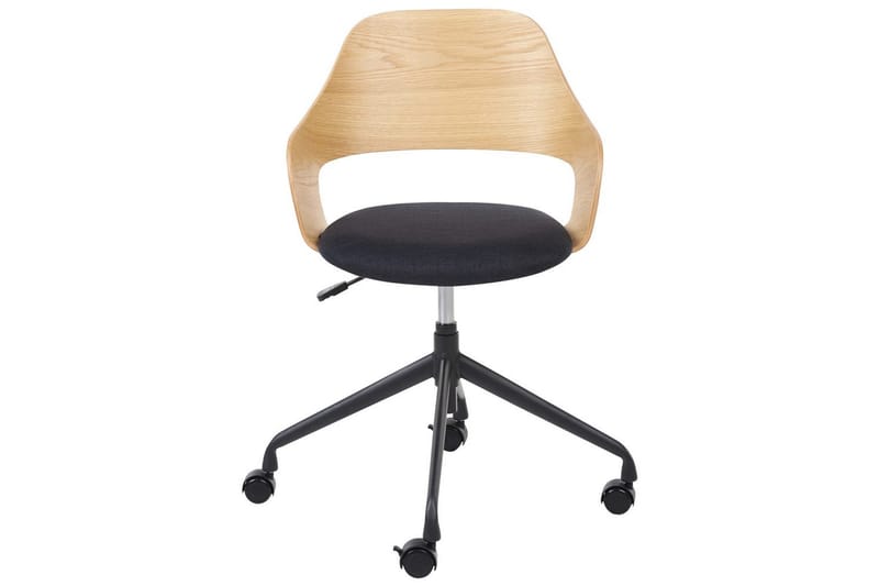 Kontorsstol Novato - Svart, ljust trä - Möbler - Hemmakontor - Kontorsstol
