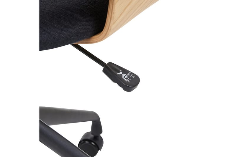 Kontorsstol Novato - Svart, ljust trä - Möbler - Hemmakontor - Kontorsstol