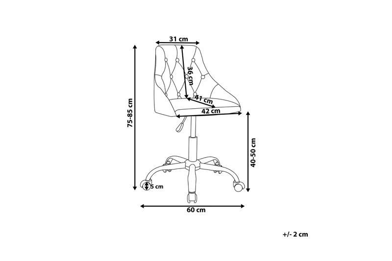 Parrish Kontorsstol - Beige - Möbler - Hemmakontor - Kontorsstol