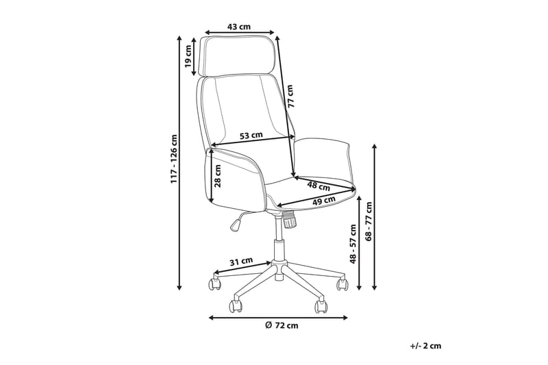 Pilot Kontorsstol - Svart - Möbler - Hemmakontor - Kontorsstol