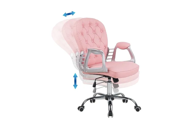 Princess Kontorsstol - Rosa - Möbler - Hemmakontor - Kontorsstol