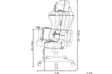 Racer Kontorsstol - Svart - Möbler - Spelrum - Gamingstol
