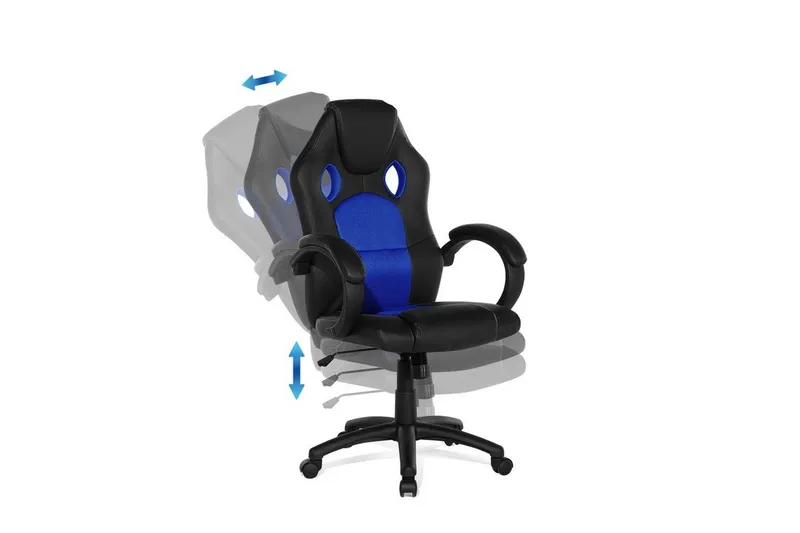 Rest Kontorsstol - Blå - Möbler - Spelrum - Gamingstol