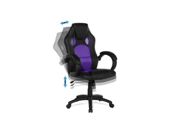 Rest Kontorsstol - Svart/Silver - Möbler - Spelrum - Gamingstol