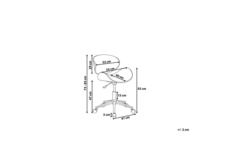 Rotterdam Kontorsstol - Svart - Möbler - Hemmakontor - Kontorsstol