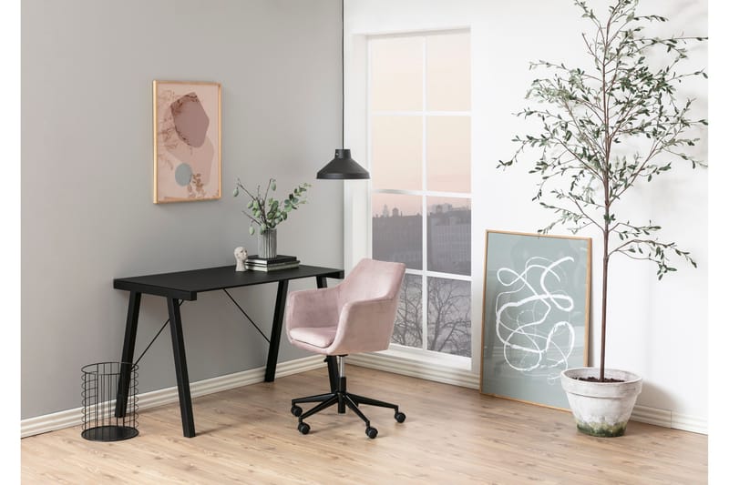 Samlar Kontorsstol VIC-tyg - Röd/Svart - Möbler - Hemmakontor - Kontorsstol