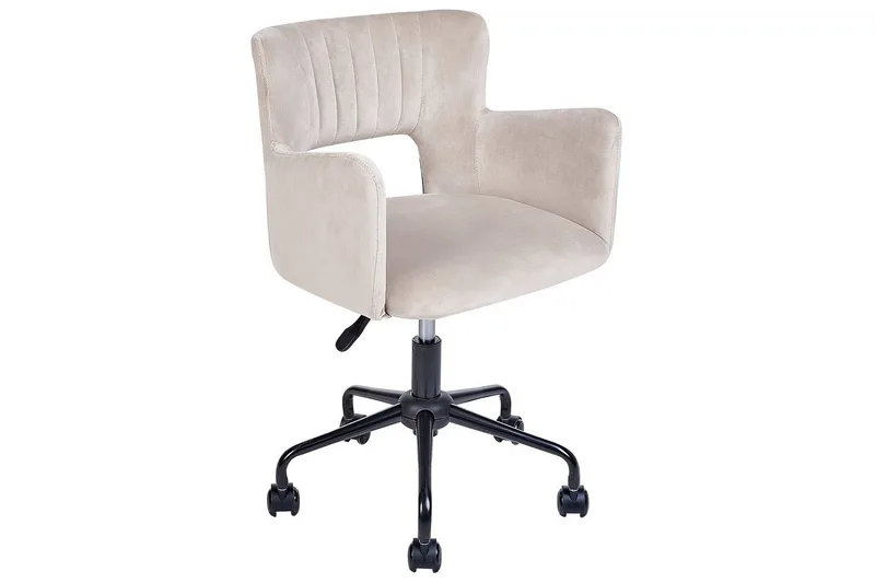 Kontorsstol Sanilac Beige/grå/svart - Beige/grå/svart - Möbler - Hemmakontor - Kontorsstol