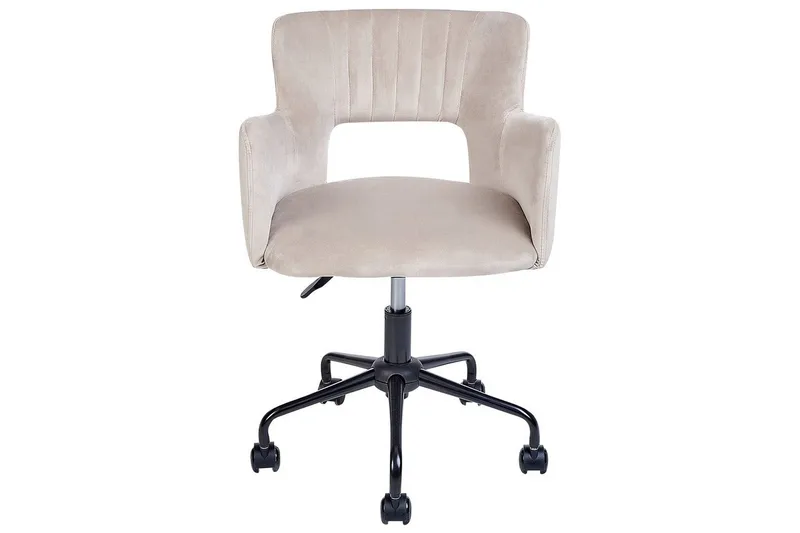 Kontorsstol Sanilac Beige/grå/svart - Beige/grå/svart - Möbler - Hemmakontor - Kontorsstol