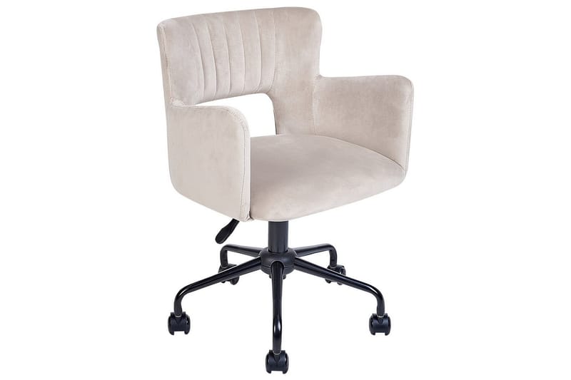 Kontorsstol Sanilac Beige/grå/svart - Beige/grå/svart - Möbler - Hemmakontor - Kontorsstol