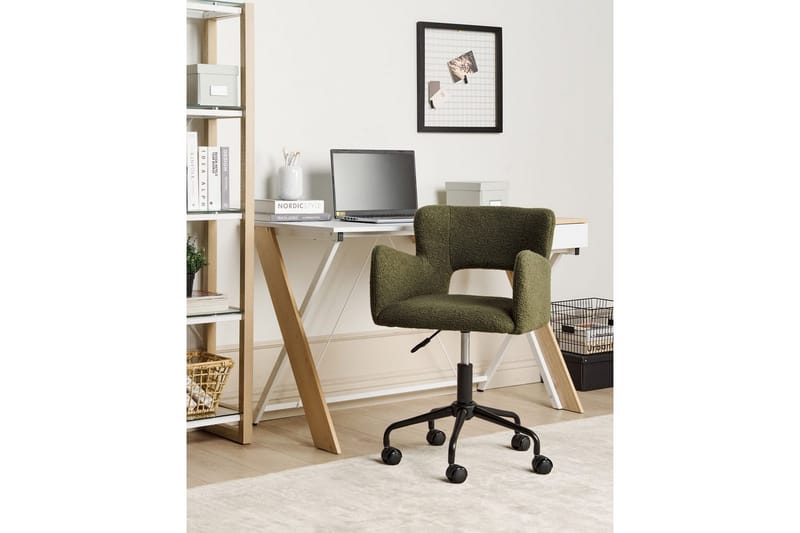 Kontorsstol Sanilac Grön/Svart - Grön/Svart - Möbler - Hemmakontor - Kontorsstol
