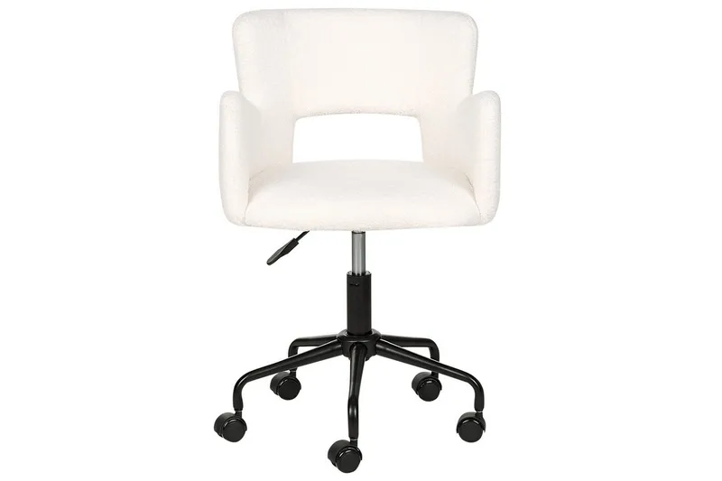 Kontorsstol Sanilac Vit/Svart - Vit/Svart - Möbler - Hemmakontor - Kontorsstol