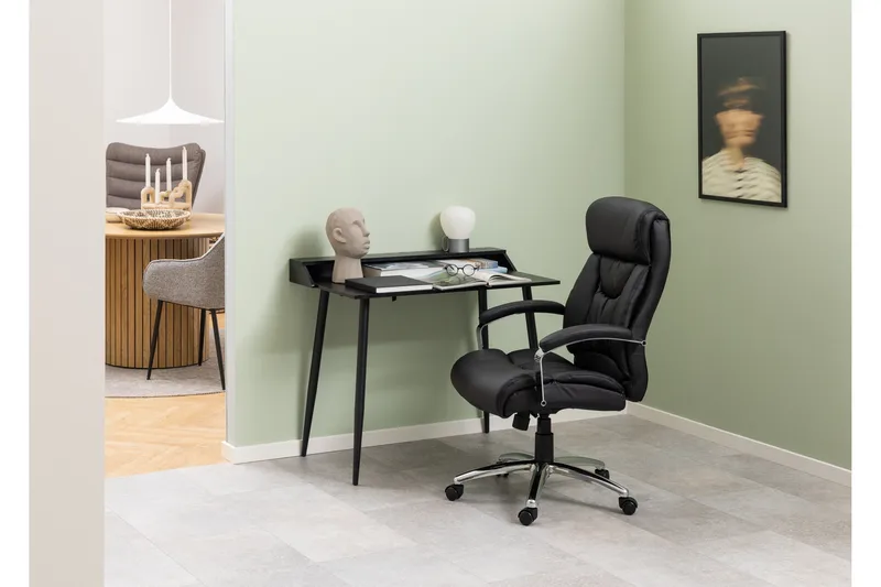 Sarama Kontorsstol Höj och sänkbar - Svart - Möbler - Hemmakontor - Kontorsstol