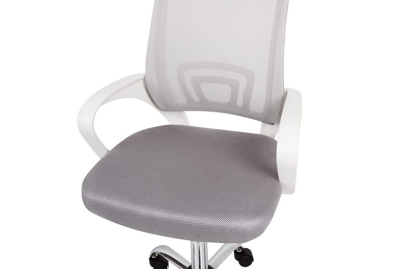 Kontorsstol Solid Grå/Silver/Vit - Grå/Silver/Vit - Möbler - Hemmakontor - Kontorsstol